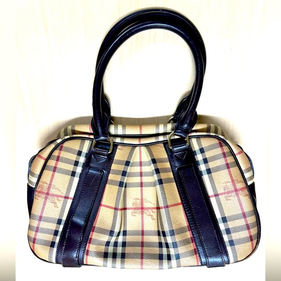 WOW - Authentic Burberry Satchel = GREAT FOR DATE NIGHT OR GIRL NIGHT OUT! WOW!! - Picture 4 of 14
